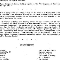 Minutes, 1970-03-10. Early ...