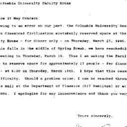 Correspondence, 1990-01-11....