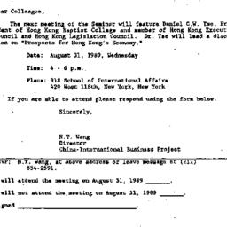 Announcements, 1990-07-22. ...