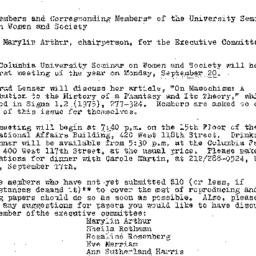 Announcements, 1976-09-20. ...