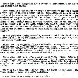 Announcements, 1981-02-19. ...