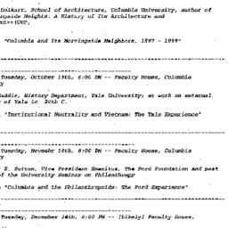Announcements, 1999-09-21. ...
