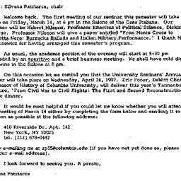 Announcements, 1997-02-23. ...