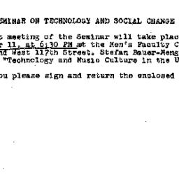 Announcements, 1965-11-11. ...
