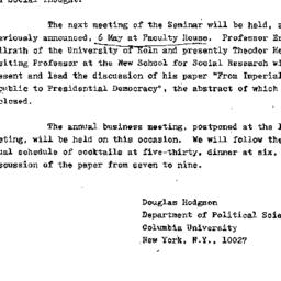 Announcements, 1976-04-27. ...