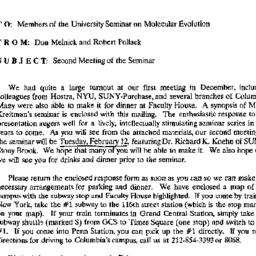Announcements, 1991-02-12. ...