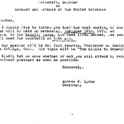 Correspondence, 1975-10-29....