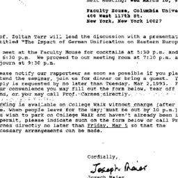 Announcements, 1993-03-10. ...