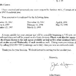 Correspondence, 1998-07-17....