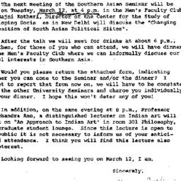 Announcements, 1968-02-27. ...