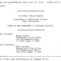 Announcements, 1981-01-26. ...