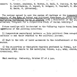 Minutes, 1954-10-13. The St...