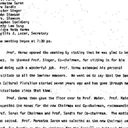 Minutes, 1979-05-22. Cultur...