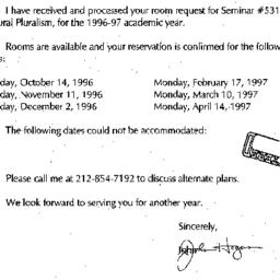 Correspondence, 1997-07-10....
