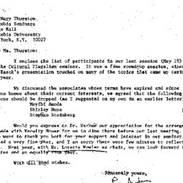Correspondence, 1986-05-29....