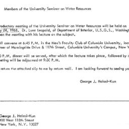 Announcements, 1968-01-02. ...
