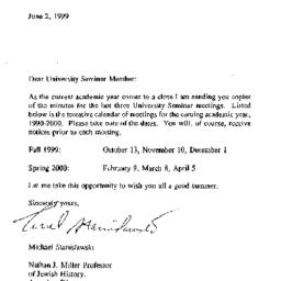Announcements, 2000-06-02. ...
