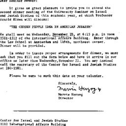 Announcements, 1979-11-13. ...