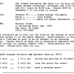 Announcements, 1993-11-24. ...