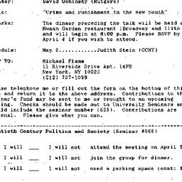 Announcements, 1995-04-04. ...
