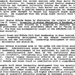 Minutes, 1992-10-14. Higher...