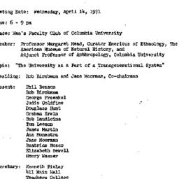 Minutes, 1971-04-14. Higher...