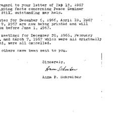 Correspondence, 1967-05-15....