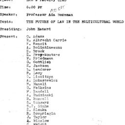 Minutes, 1971-10-05. The Pr...