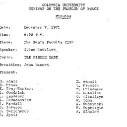 Minutes, 1971-12-07. The Pr...
