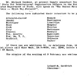Announcements, 1965-03-23. ...