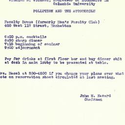 Announcements, 1972-10-31. ...