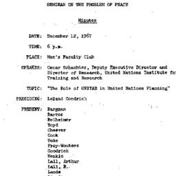Minutes, 1967-12-12. The Pr...