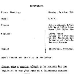 Announcements, 1992-10-05. ...
