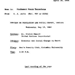 Correspondence, 1964-04-30....