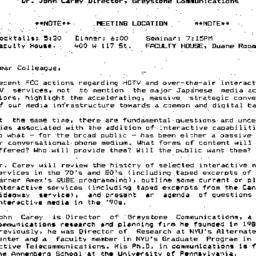 Announcements, 1991-01-24. ...
