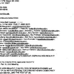 Announcements, 2000-02-14. ...