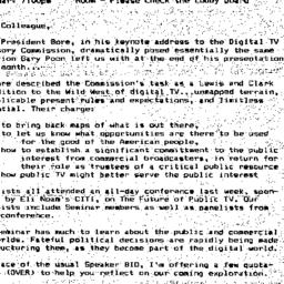 Announcements, 1998-03-18. ...