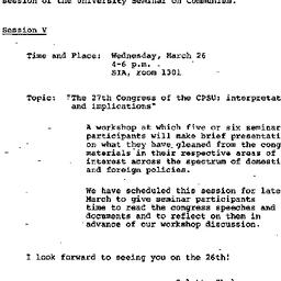 Announcements, 1986-03-26. ...
