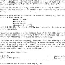 Announcements, 1981-02-02. ...