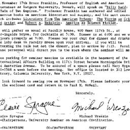 Announcements, 1983-11-04. ...