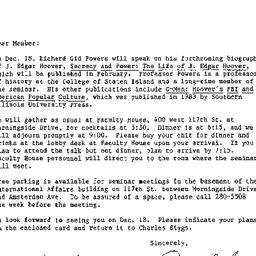 Announcements, 1986-11-23. ...