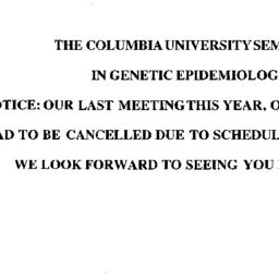 Announcements, 1995-05-11. ...
