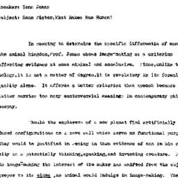 Minutes, 1961-11-20. Proble...