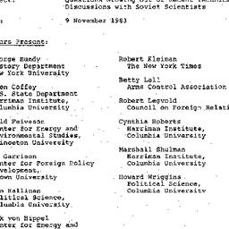 Minutes, 1983-11-09. Arms C...