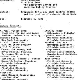 Minutes, 1983-02-03. Arms C...