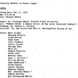 Minutes, 1979-05-11. Modern...