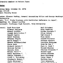 Minutes, 1978-10-13. Modern...