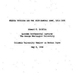 Speaker's paper, 1998-0...