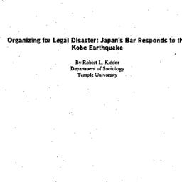 Speaker's paper, 1999-0...