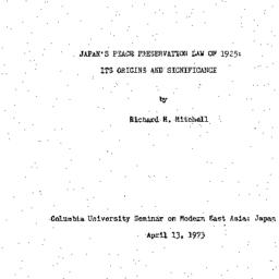 Speaker's paper, 1973-0...